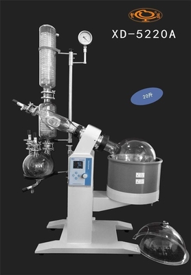 20 लीटर रोटरी वाष्पीकरण 20l Rotovap 3.6L/Min स्वचालित कैंटिलीवर लिफ्टिंग 0-190mm