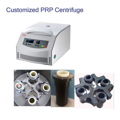 6/8x15ml पोर्टेबल पीआरपी केन्द्रापसारक उपकरण 0-4000rpm कॉस्मेटिक सर्जरी अस्पतालों के लिए