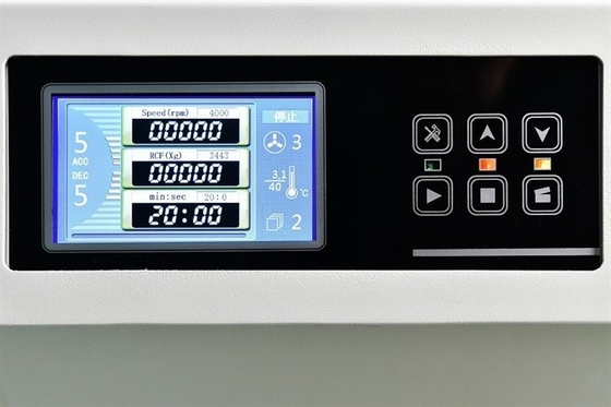 4x750ml फर्श खड़े रेफ्रिजरेटेड केन्द्रापसारक मशीन 0-22000rpm समायोज्य