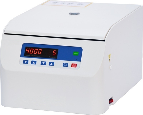4000 आरपीएम कम-गति बेंचटॉप केन्द्रापसारक 5ml/10ml/50ml क्षमता, अधिकतम 6×50ml विन्यास